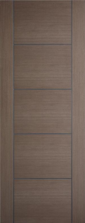 Vancouver 5P Chocolate Grey Fire Door