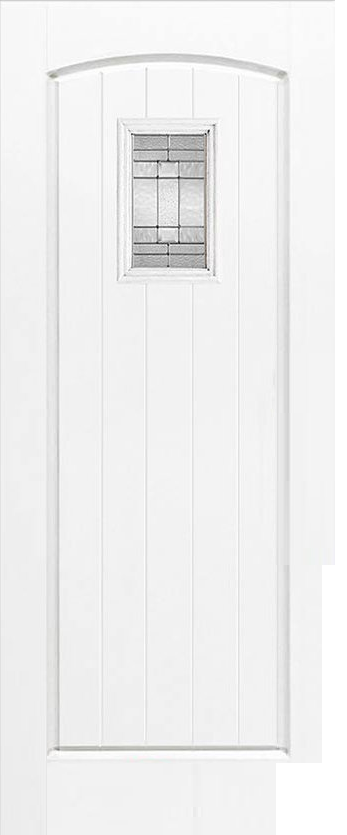 GRP White Cottage Composite External Door