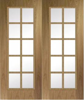 Custom Made Fire Door HBO8 Oak Pair