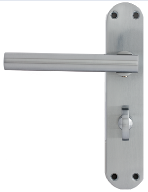 Marne Lever On Backplate Bathroom Lock SC