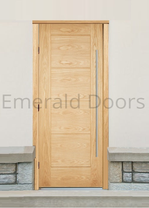 Modica External Oak Warmer Part L Door