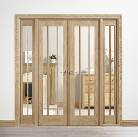 Lincoln Oak Room Divider W6