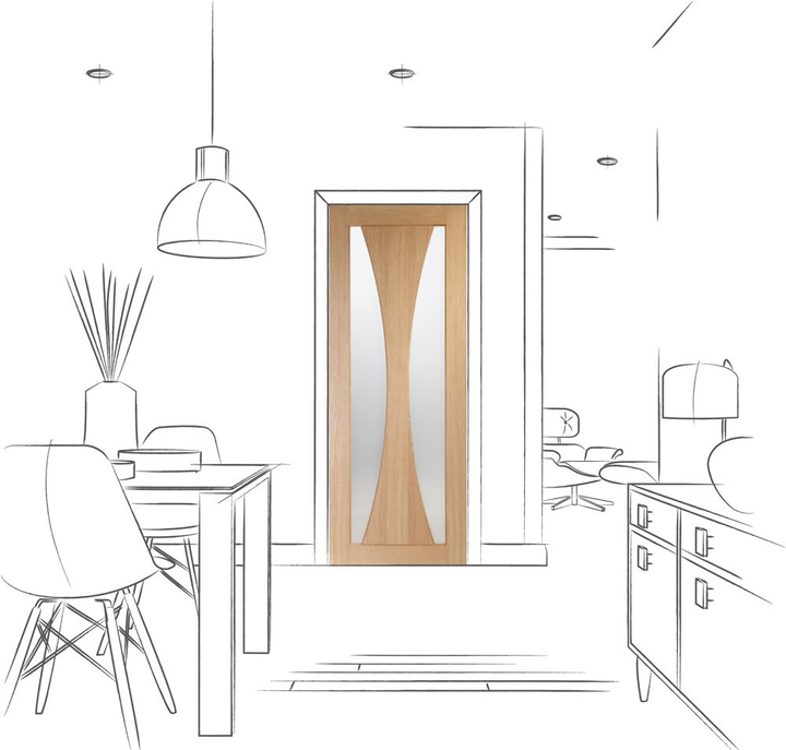 Sliding French Doors with Verona Glazed Doors 