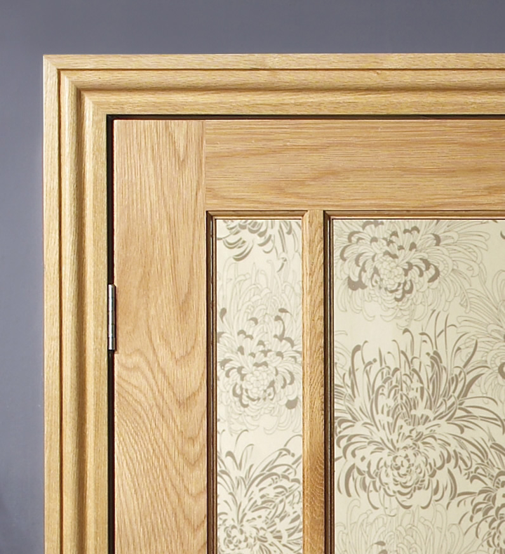 Ogee Profile Oak Architrave Double Doors