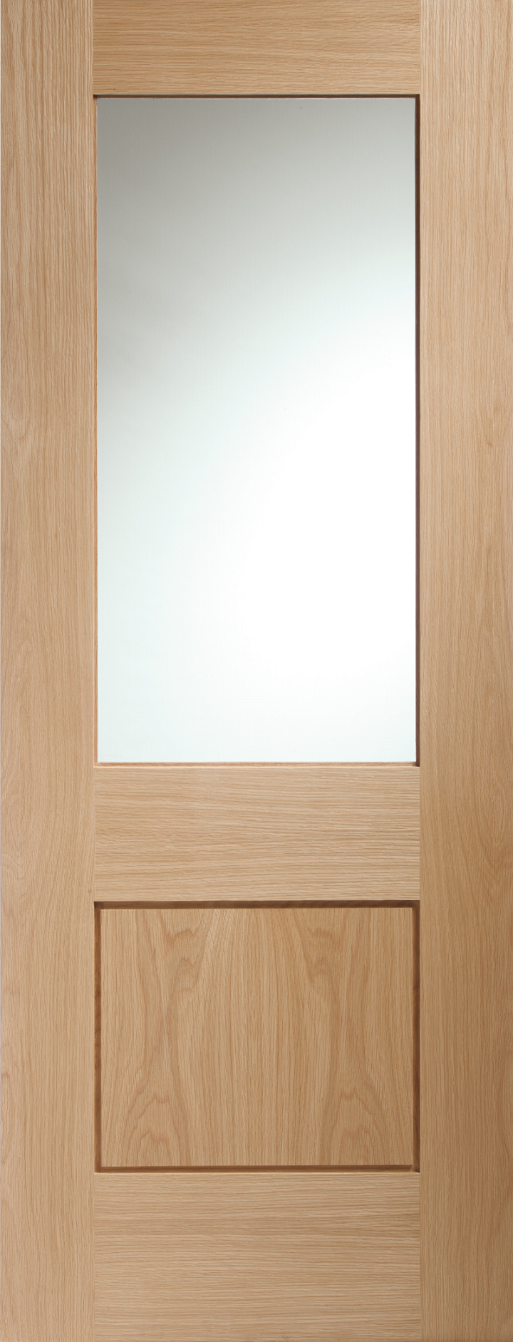 Piacenza Oak Door with Clear Glass