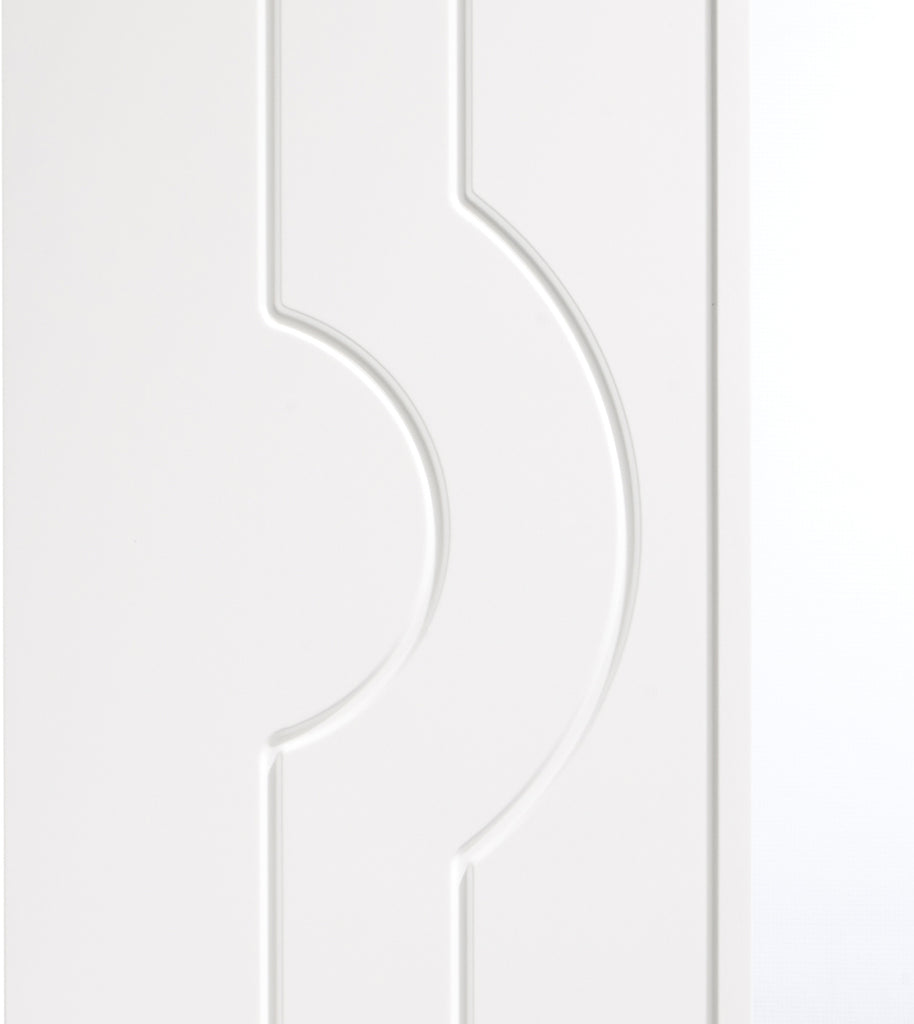 Potenza White Door with Clear Glass
