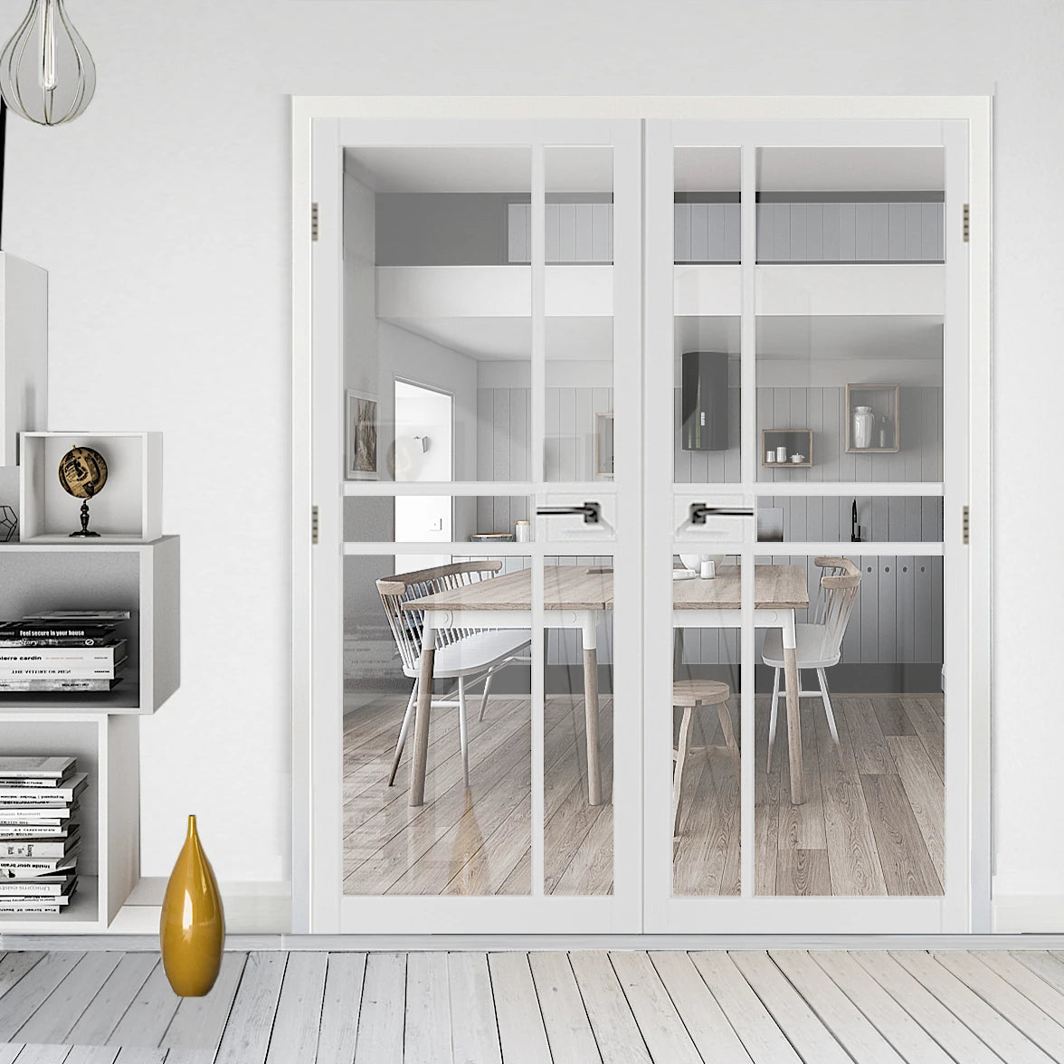 White Industrial Style Doors | Industrial White Panelled Doors ...