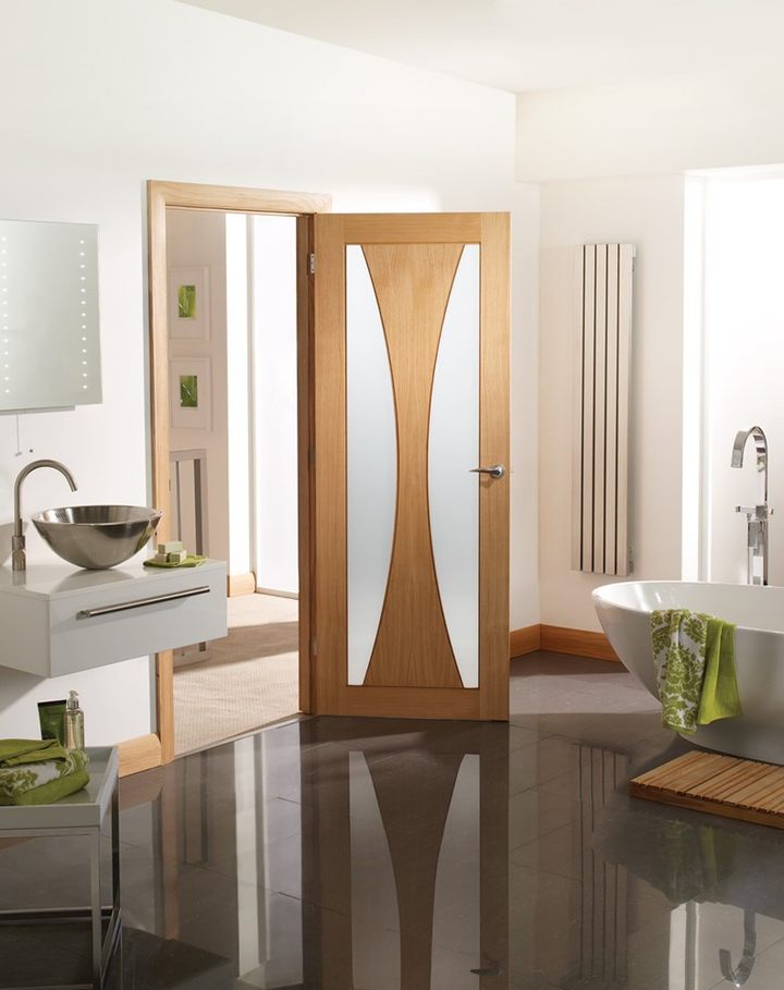 Sliding French Doors with Verona Glazed & Verona Panel Doors 