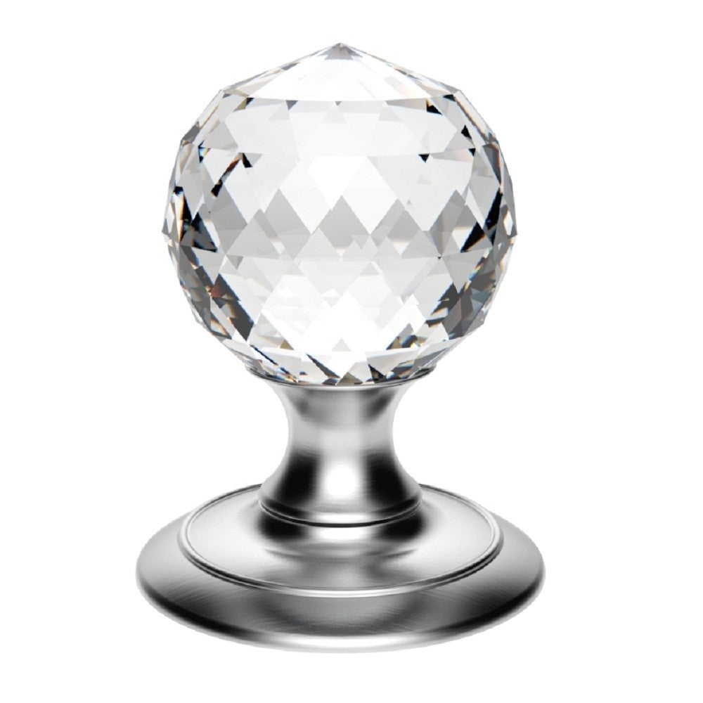 Ice Facetted Crystal Knob