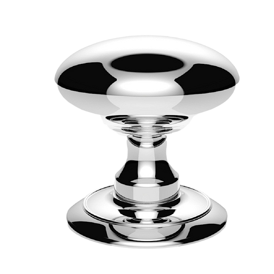 Large Mortice Knob on Rose