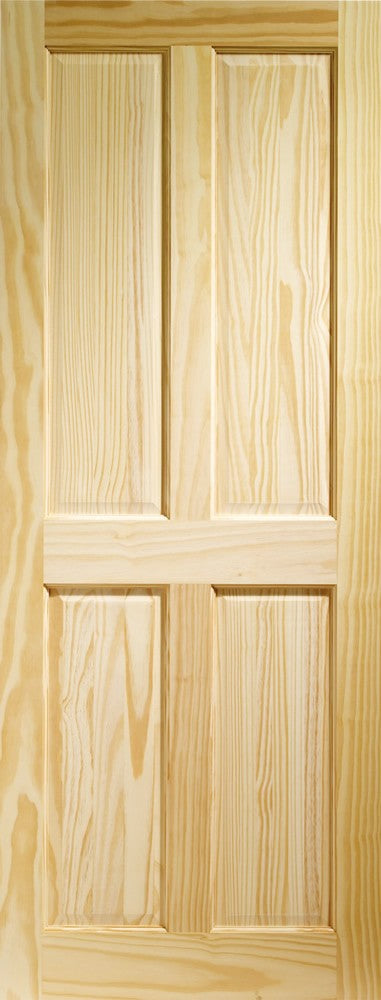 Clear Pine 4 Panel Door