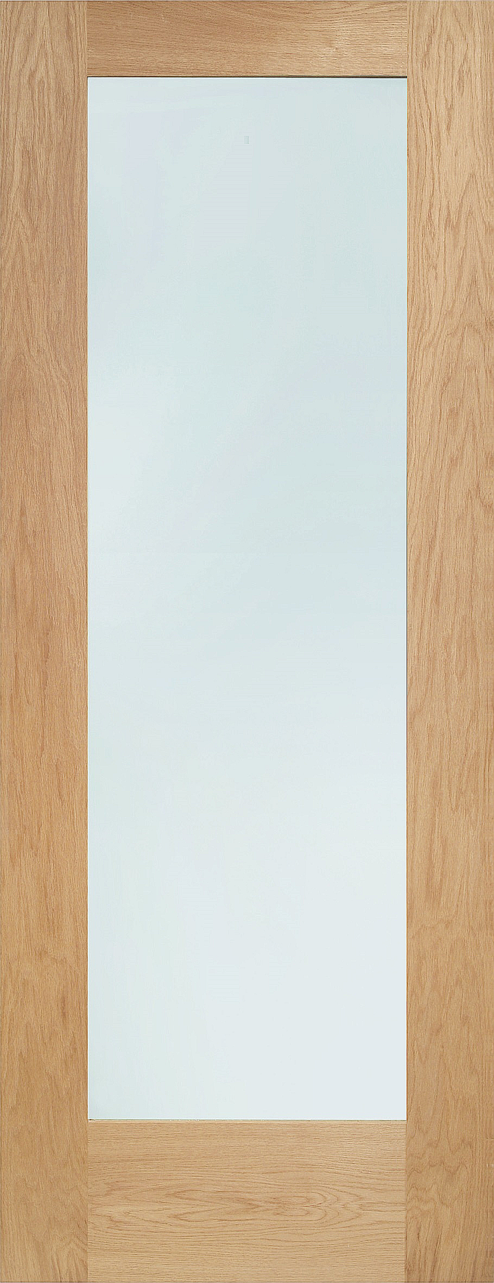 Pattern 10 Oak Door with Clear Glass