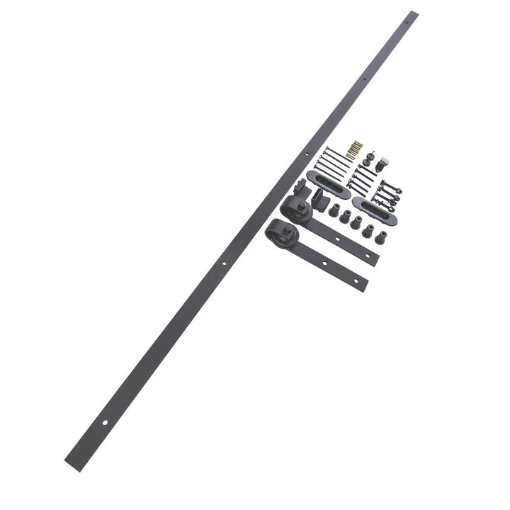 Matt Black Double Door Sliding Track for Double Doors 