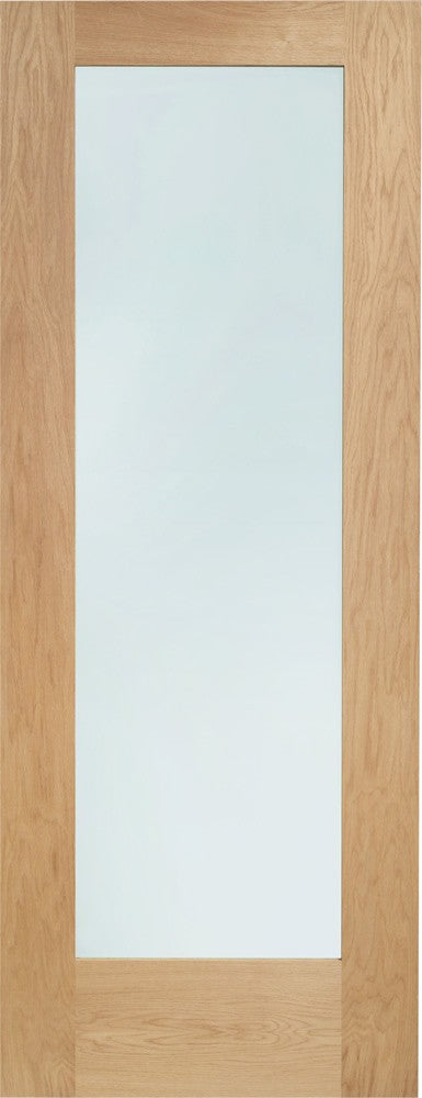 Oak Pattern 10 Clear Glazed Fire Rated Pocket Door System 