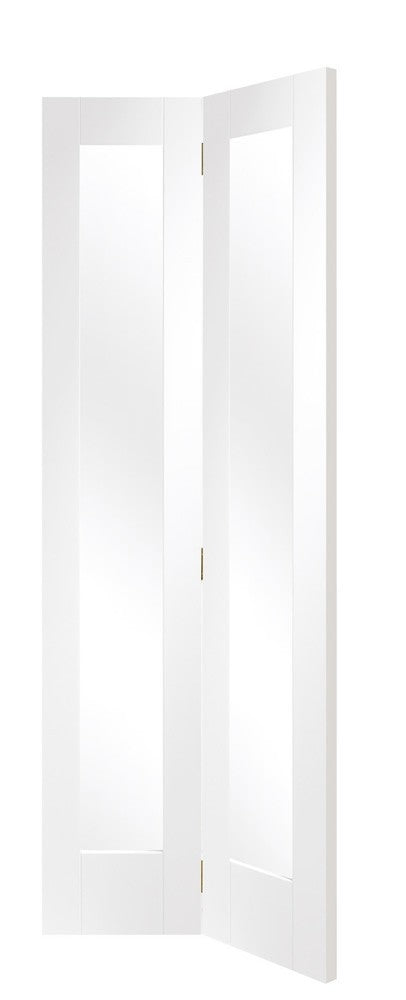 Pattern 10 White Clear Glazed Bifold