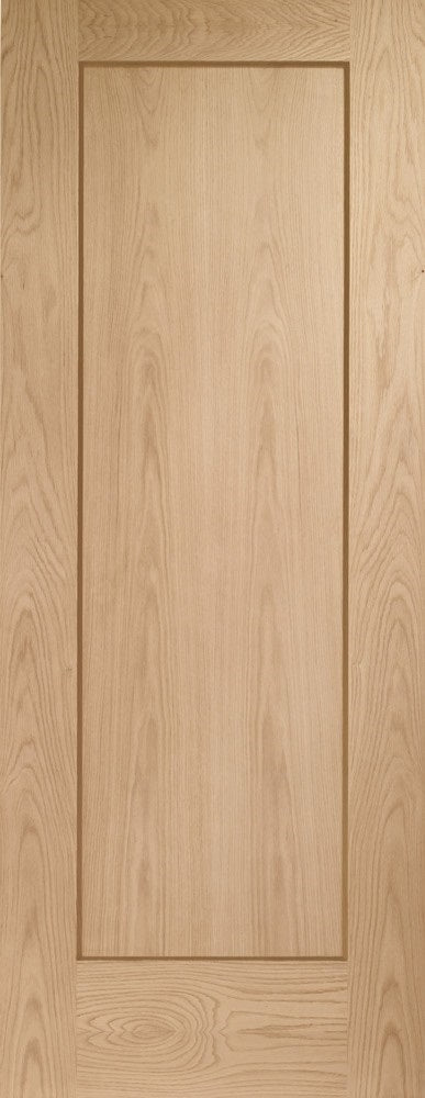 Oak Pattern 10 Offset French Doors with Demi Panel 