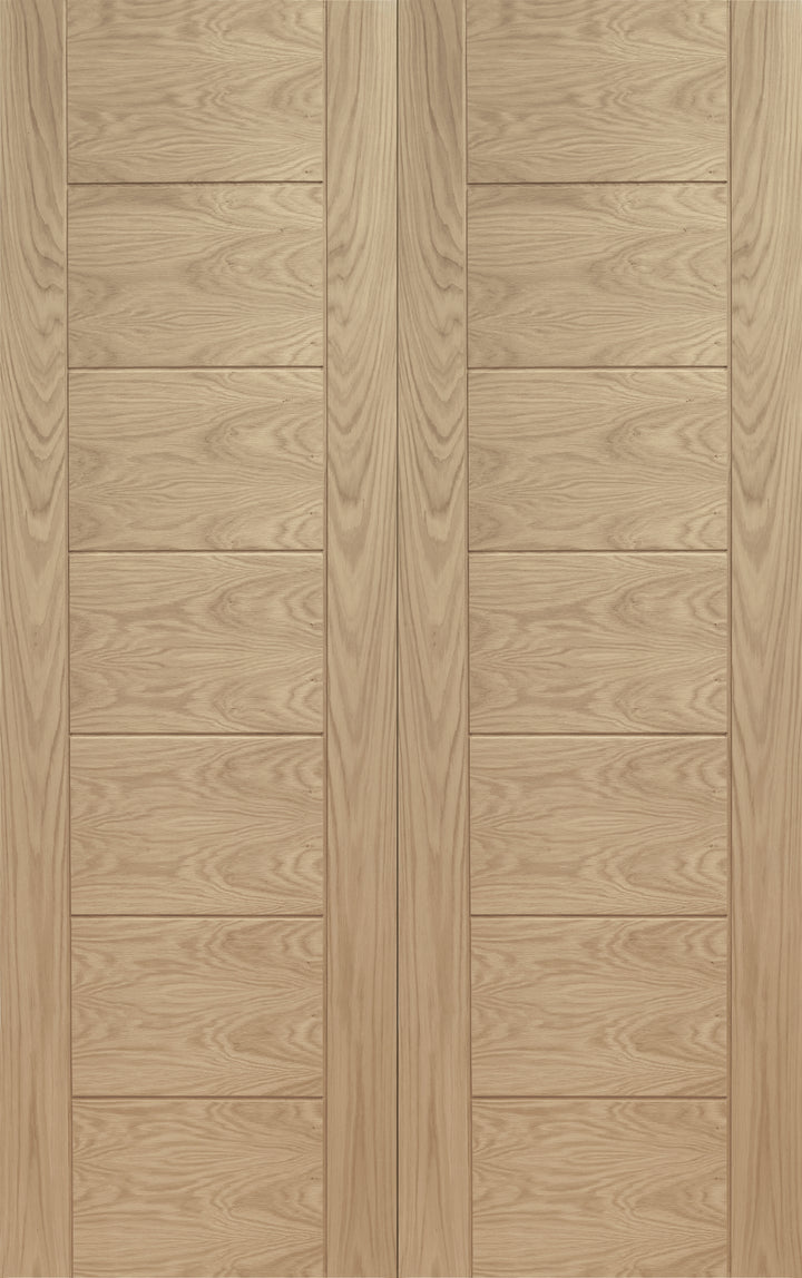 Palermo Oak Custom Made French Doors 