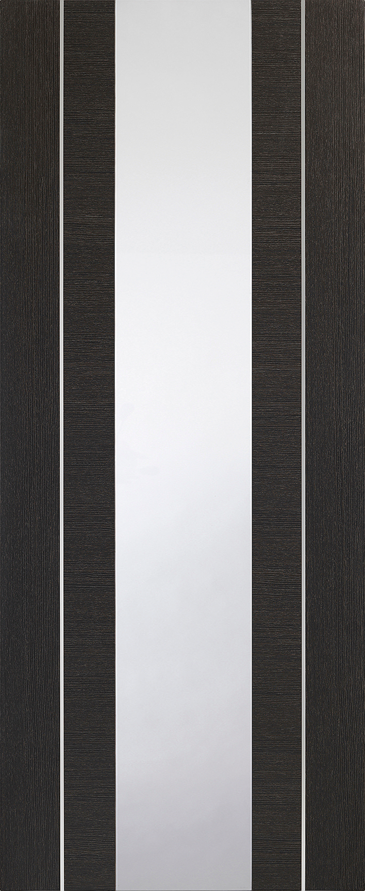 Forli Dark Grey Internal Door Clear Glazed