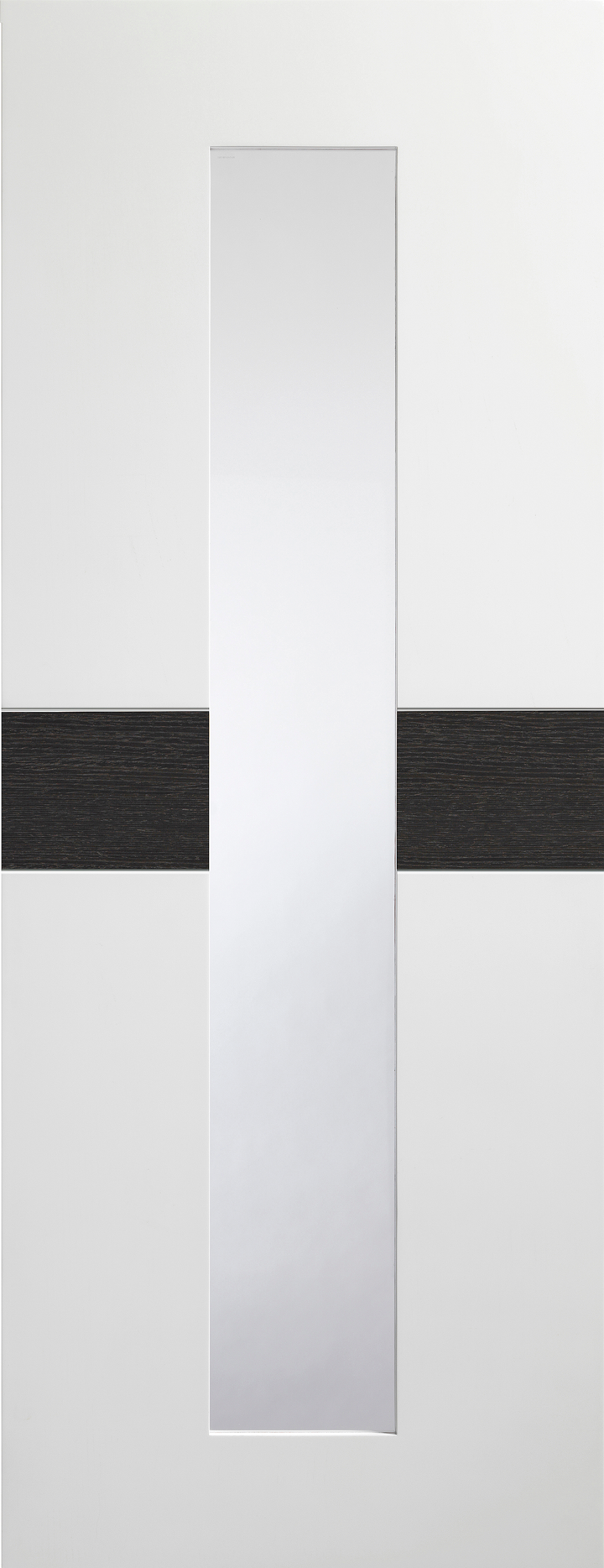 Asti White Grey with Clear Glass Internal Door