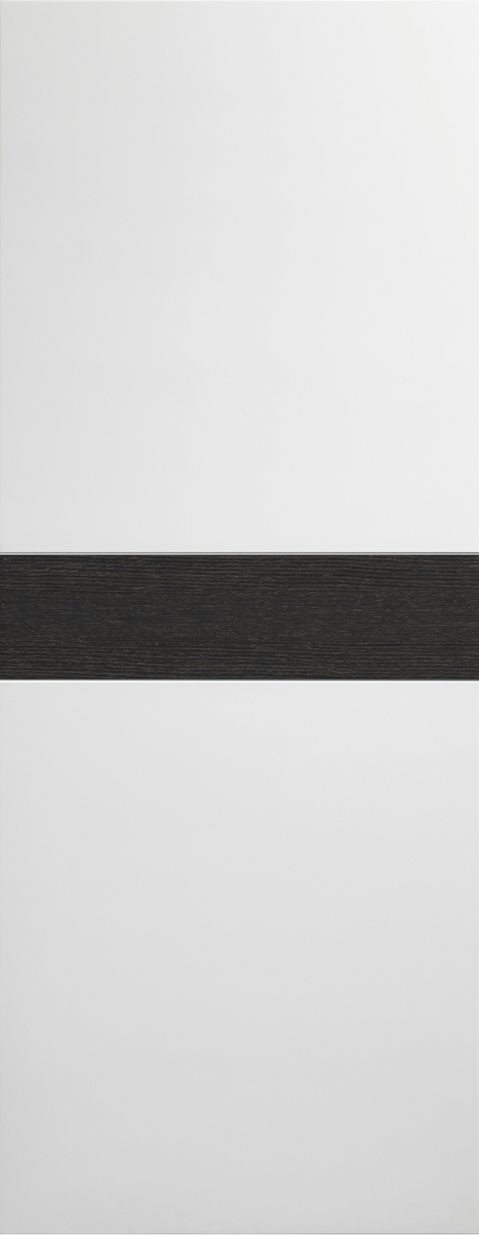 Asti White Internal Door with Dark Grey Insert