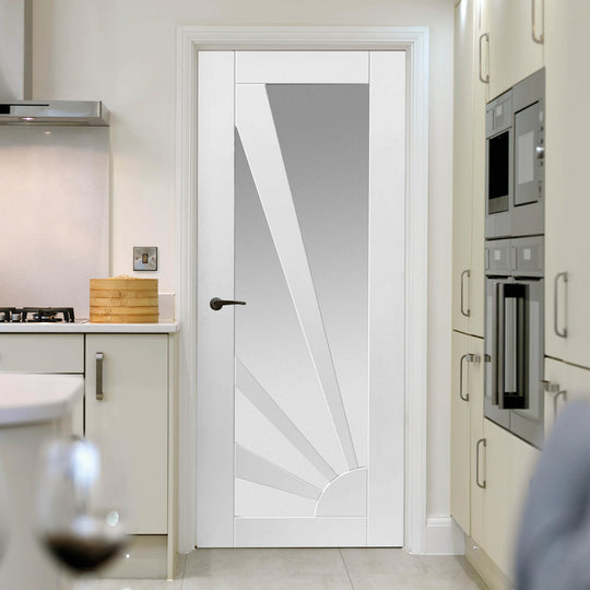 Calypso Aurora Obscure Glazed Internal Door