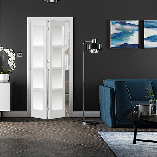 Custom Made White Bardsley 4 Panel Bifold