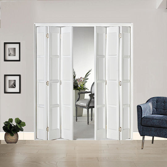 6 Leaf White Bardsley 4 Panel Bi-Folding Set