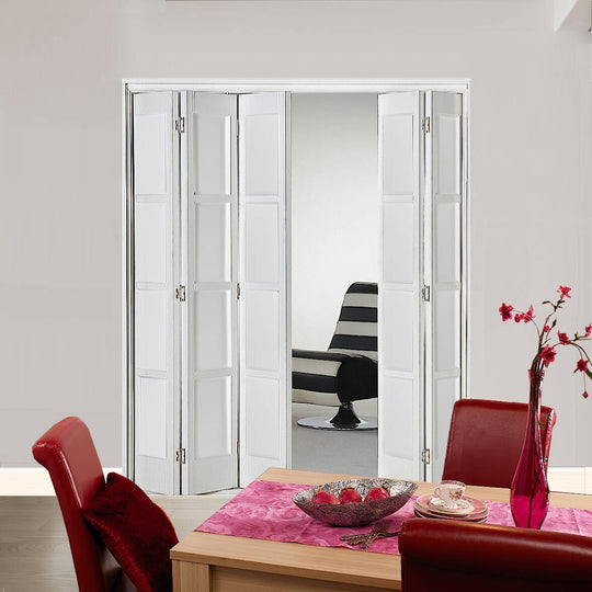 5 Leaf White Bardsley 4 Panel Bi-Folding Set