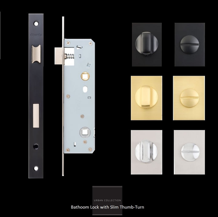 Black Enova Tinted Glazed Industrial Style Door