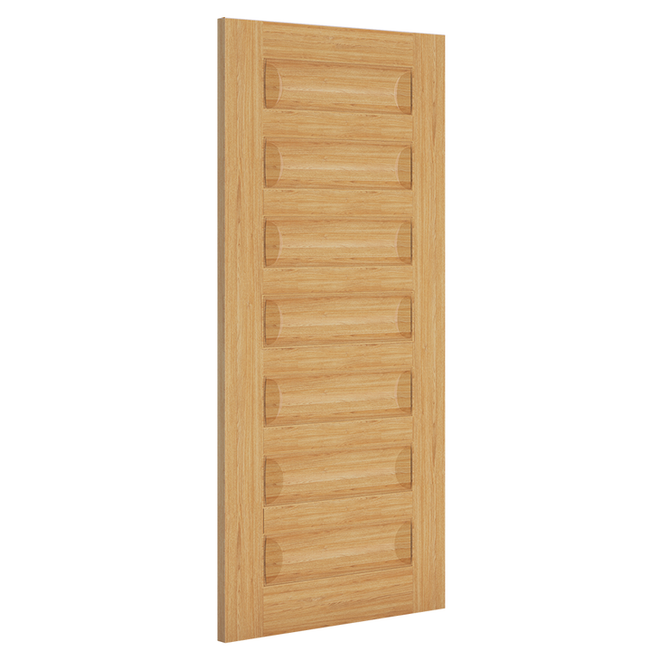 Biarritz Oak 7 Panel Fire Door