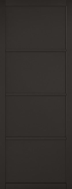 Soho Black Door with Top Hung Sliding Track