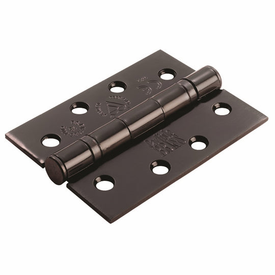4" Exterior Black Ball Bearing Hinge