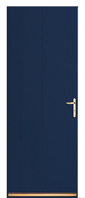 Blue Tongue and Groove External Fire Doorset