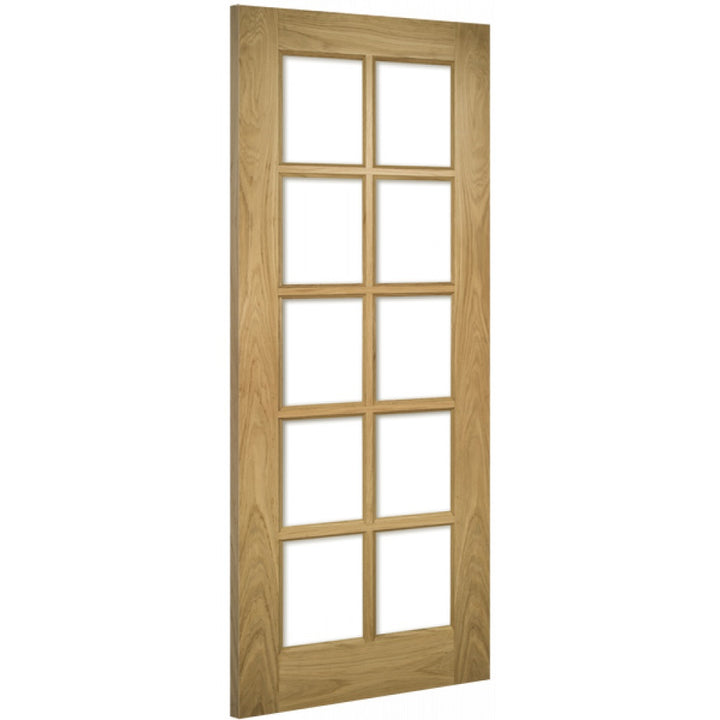 Bristol Oak Clear Glazed Room Divider 