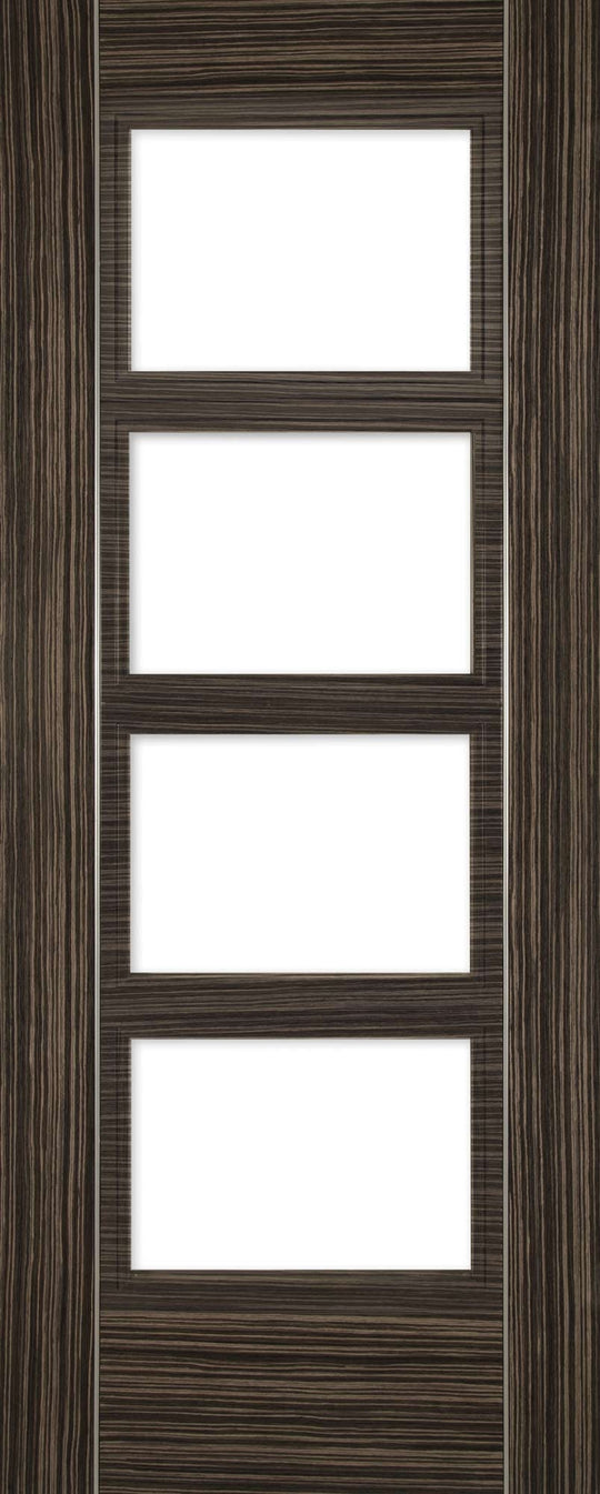 Calgary Abachi Glazed Fire Door