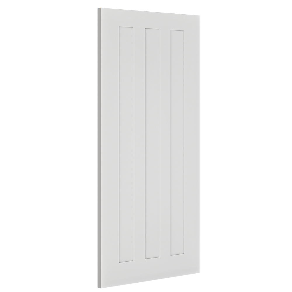 Chester 3 Panel White Interior Door