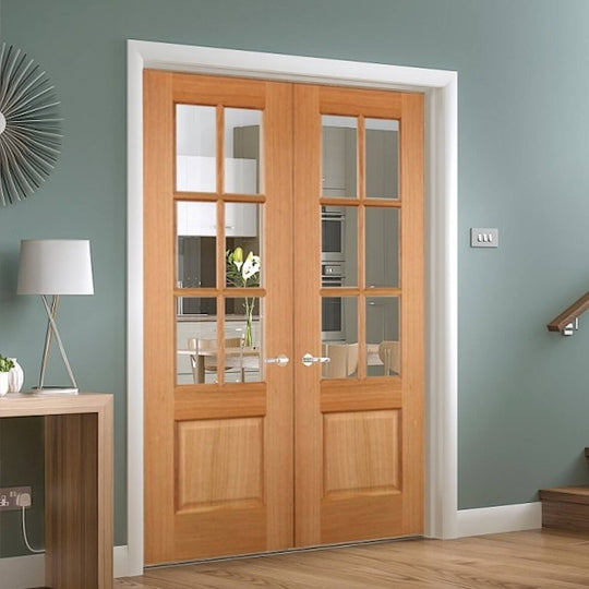 Hampstead Oak Internal French Doors
