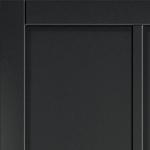 Black Civic 6P Industrial Style Door Fully Finished