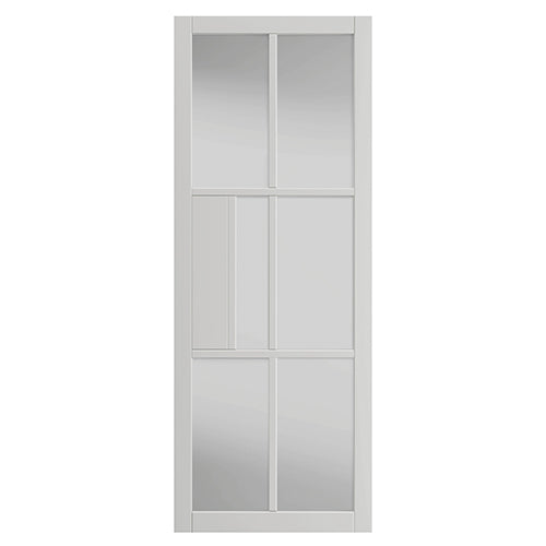 Urban Civic White Clear Glazed Door