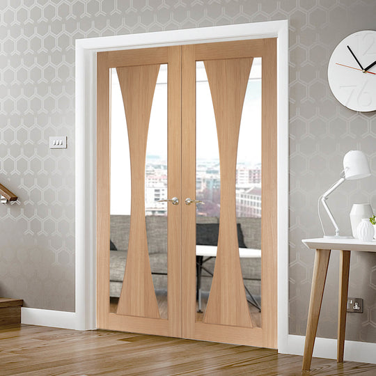 Verona Oak Internal Door Pair
