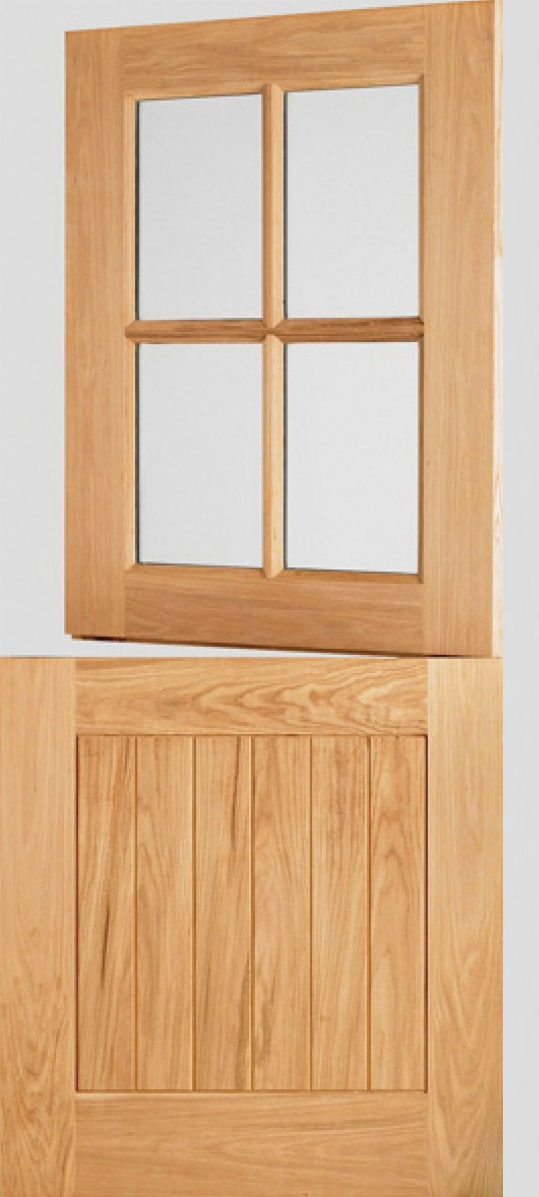 Oak Cottage Stable Door 4 Light