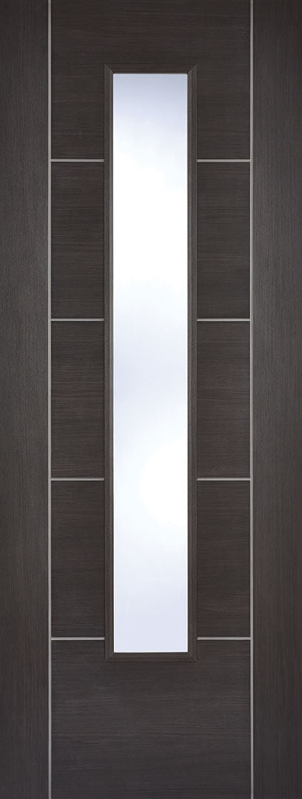 VANCOUVER DARK GREY GLAZED LAMINATE DOOR