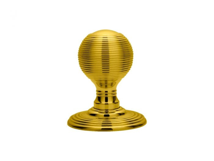 Reeded Knob on Rose