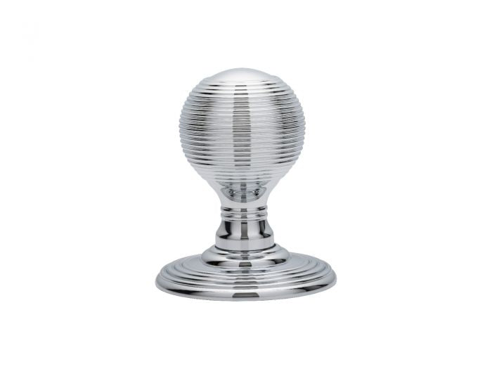 Reeded Knob on Rose