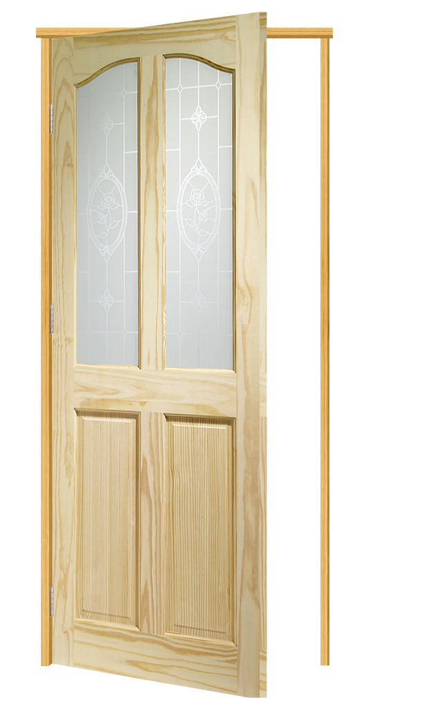 Internal Softwood Door Lining in Situ