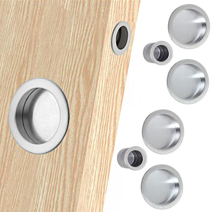 Pocket Door Simple Flush Pull For Double Doors