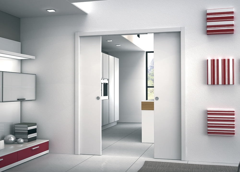 Double Classic Wiring Ready Pocket Door System 