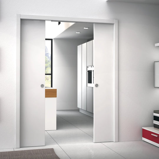 Double Classic Wiring Ready Pocket Door System