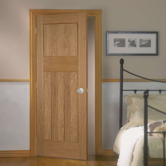 1930 Oak 4 Panel Fire Door