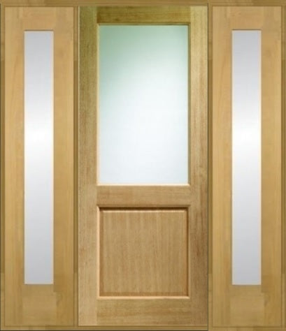 2XG Oak Grand Entrance Door Set
